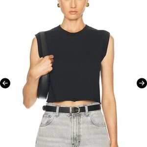 Eterne Cropped Muscle Tank Top